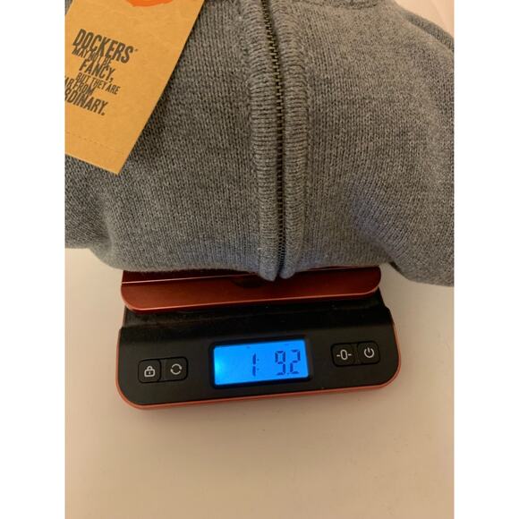 Dockers Sweater Men Size XXL Zip up Turtleneck University Preppy Grandpa Core - Picture 9 of 9